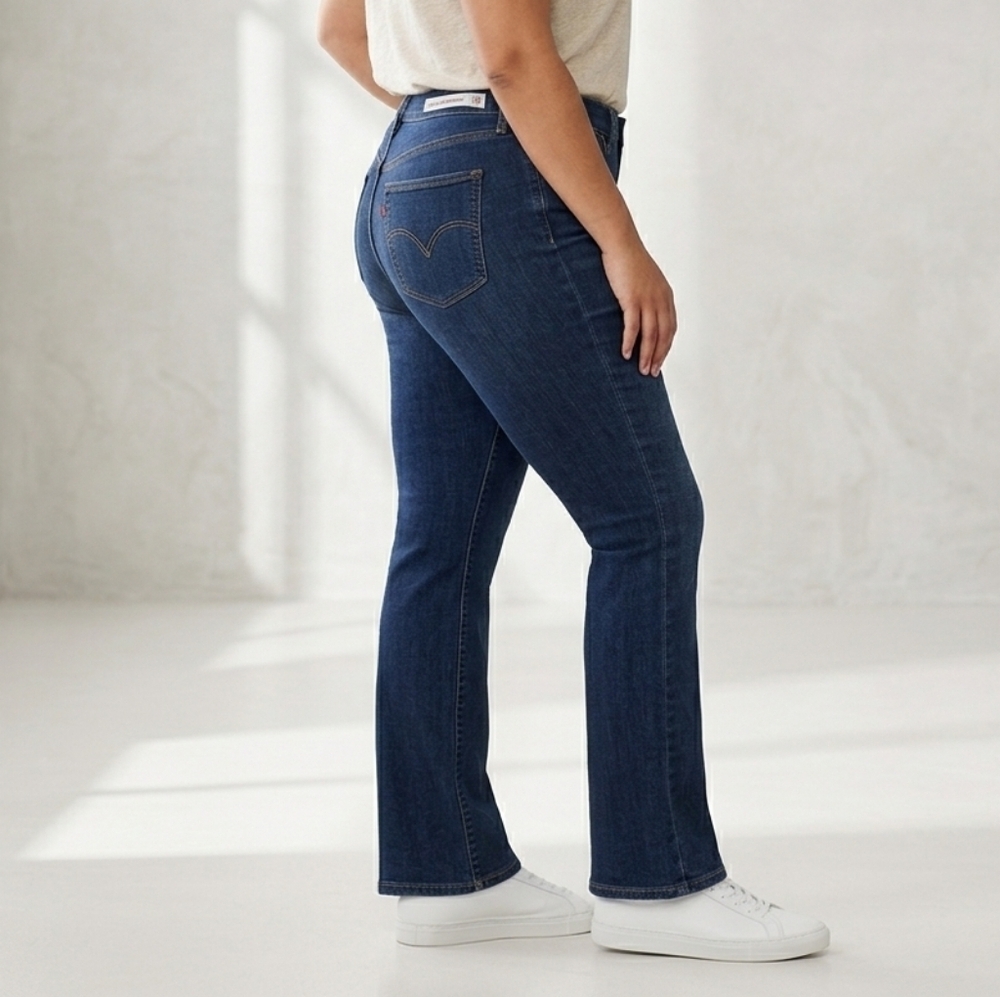 Levi's 315 Shaping Bootcut Jeans in Dark Wash - Size 32